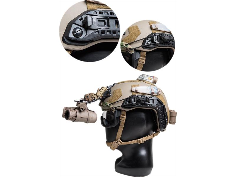 Fast Tactical Helmet Dedicated Split Anti-Fog Goggles 3mm Thickness Lens CS Field Goggles